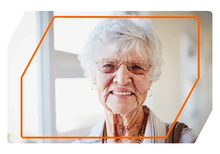 Smiling senior woman